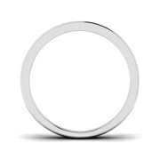 Baguette Diamond Half Eternity Ring in 10K/14K gold and platinum with certified lab-grown or natural diamonds