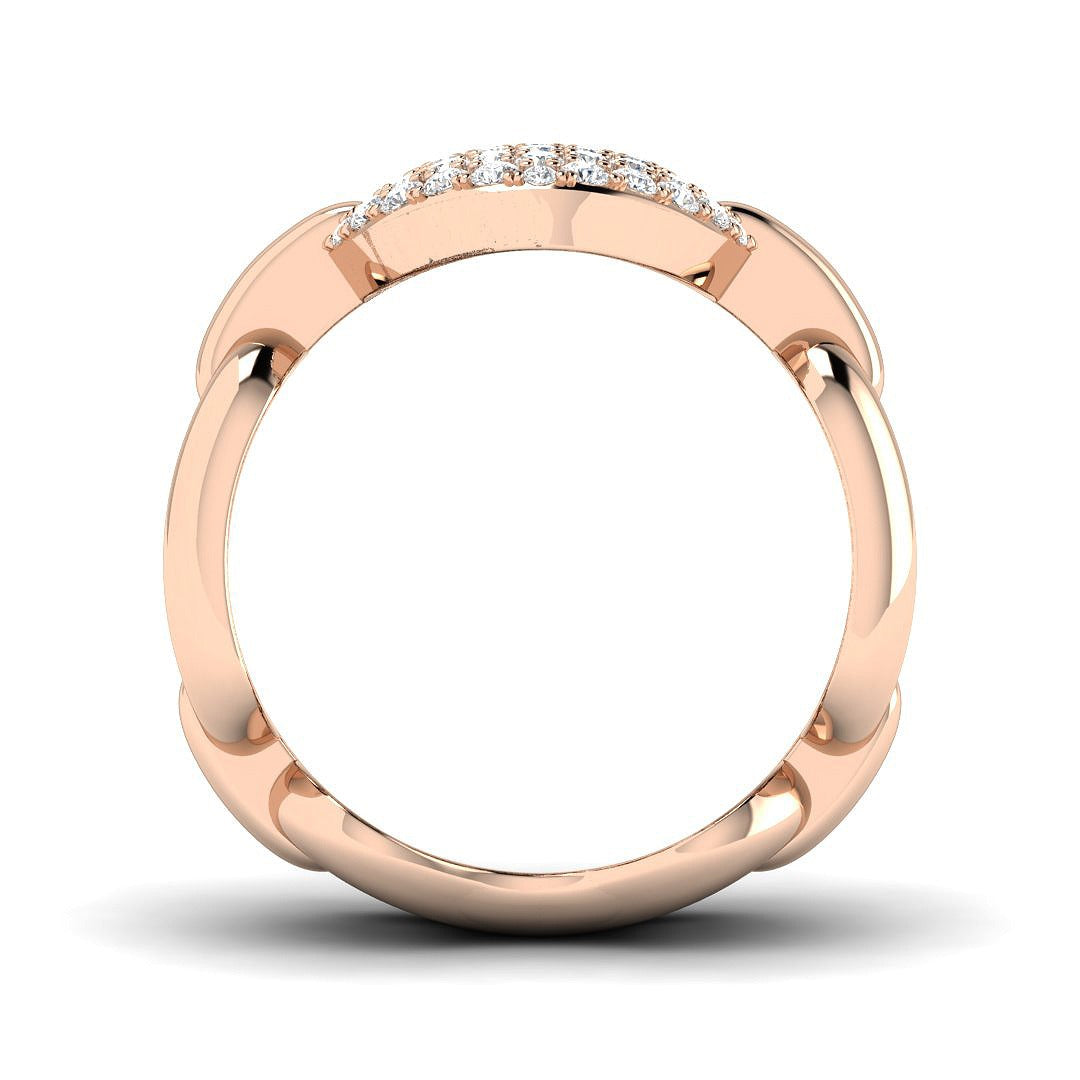 Natural Diamond Fancy Ring in 10K/14K gold and platinum with certified lab-grown or natural diamonds