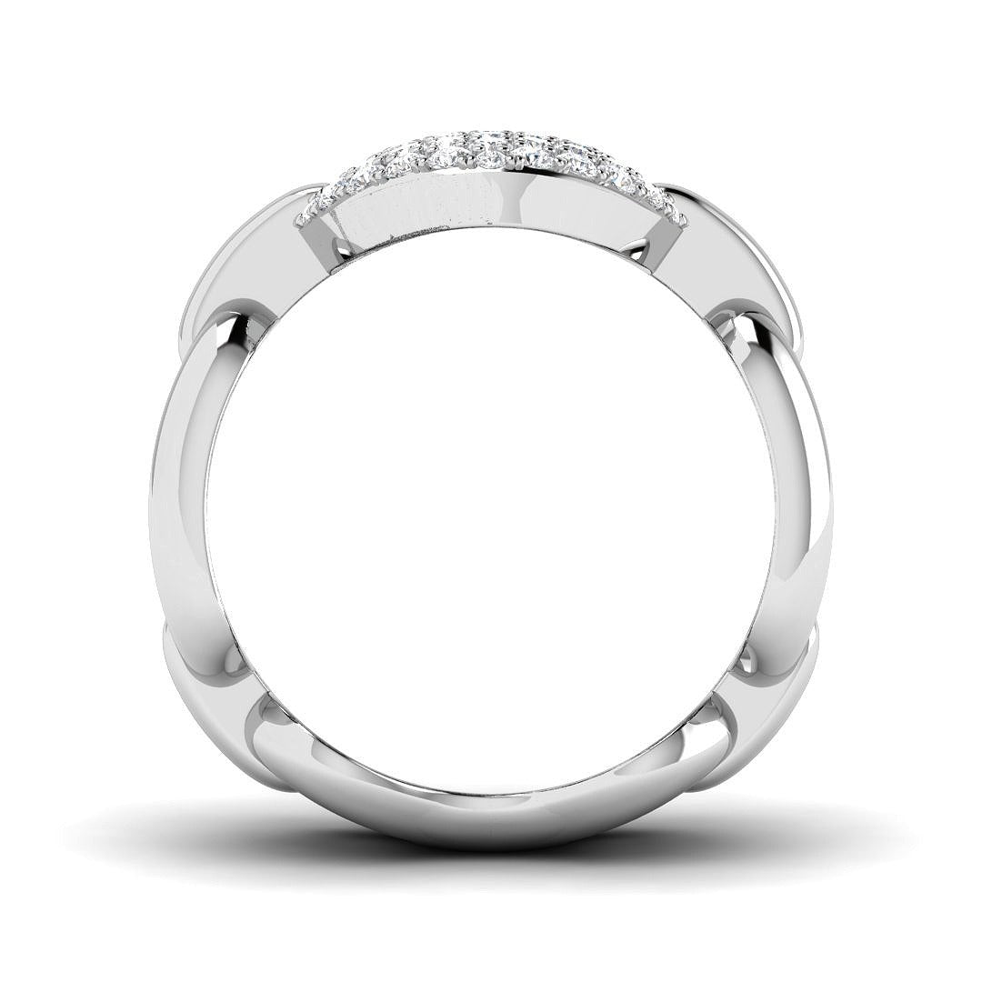 Natural Diamond Fancy Ring in 10K/14K gold and platinum with certified lab-grown or natural diamonds