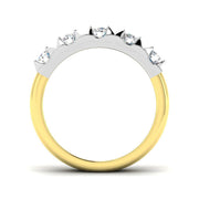 Diamond Kibwessy 5 Stone Ring in 10K/14K gold and platinum with certified lab-grown or natural diamonds