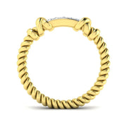 Diamond Totbek Fancy Ring in 10K/14K gold and platinum with certified lab-grown or natural diamonds