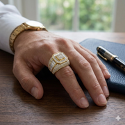 Diamond Bridgend Baguette & Brilliant Ring in 10K/14K gold and platinum with certified lab-grown or natural diamonds