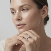 IGI Certified Princess Cut Diamond Engagement Rings in 10K/14K gold and platinum with certified lab-grown or natural diamonds