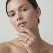 IGI Certified Princess Cut Diamond Engagement Rings in 10K/14K gold and platinum with certified lab-grown or natural diamonds