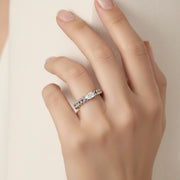 Pear Shaped Diamond Solitaire Ring in in 10K/14K gold and platinum with certified lab-grown or natural diamonds